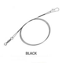 Lure Front Wire Anti Bite Wire with Safety Pins, Eight Shaped Ring Steel Wire Lead, Luya Fishing Gear Accessories, 10 Pieces/pack 30cm juoda