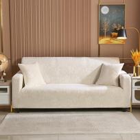 Thick Jacquard Sofa Cover for Living Room 1/2/3/4 Seater Elastic Sofa Cover S（90-140CM）