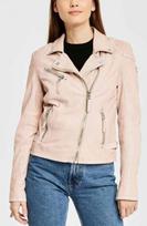 Barbie Jacket Party Light Pink Design Handmade Suede Leather Women Lambskin XS rožinė