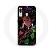 Maniacase case for Samsung Galaxy A40 Demon Slayer Tanjiro Kamado angry manga anime