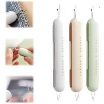 2 in 1 Needle Threader Seam Ripper, Needle Threading and Seam Kit Seam Ripper Tool (3pcs)
