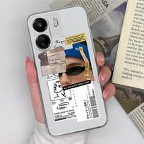 Dėklai Xiaomi Redmi K70 Pro A3 Note 12S 13C K60 Ultra Note13 Pro+ Danga Madingas Šaunus Mergaitėms Berniukams Skaidrus Minkštas Silikoninis Bamperio Korpusas Redmi Redmi 13C 4G