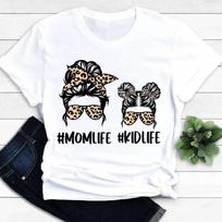 Women Clothing Mom Mama Love Mother Son Short Sleeve Graphic Tee T-shirts Female Ladies Fashion Casual Summer Tshirt Clothes S balta