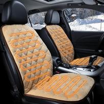 Vairuotojo pusės patogus automobilio sėdynės užvalkalas, skirtas pilnai nugarai ir sėdynei, tinkantis vairavimui šaltu oru ir žiemą Universalus priekinės automobilio sėdynės pagalvėlės ir apatinė sėdynė Driver Side smėlis