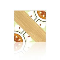Wood Grain PU Leather Floor Tile Peel and Stick Vinyl Flooring Stickers Waterproof Stick On Flooring for Bathroom Kitchen Bedroom thickness 1.31mm 30*30cmX5Pcs