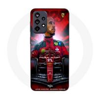 Coque Maniacase pour Samsung Galaxy A52 4g Lewis Hamilton Ferrari officiel