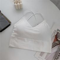 Vest Beauty Back Sling Sexy Positions Bottoming Vest Woven Vests for Women Slim Tops for Women Lingerie One Size pilka