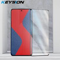 KEYSION Grūdinto stiklo visas dangtelis, skirtas Motorola Edge 40 Pro 40 Neo 30 20 HD permatoma ekrano apsauginė plėvelė, skirta MOTO Edge+2023 for Edge Plus 2023 juoda