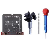 35mm Hinge Punch Locator Adjustable Edge Marker Locator Plate Hinge Opening Aid