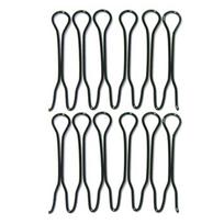 Yousheng 2 vnt. Mini plaukų pynimo įrankiai, suktukai, plaukų diskelis, pasidaryk pats, princesės kirpčiukų įsegamas šukos 2pcs black