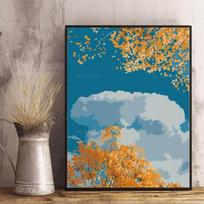 Modernios Gėlės Katė HD Nuotraukos Drobės Paveikslai Ir Spaudiniai Gražūs Kraštovaizdžio Plakatai Sienų Menas Svetainei Namams Be Rėmo 21x30cm No Framed