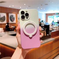 Luxury Liquid Silicone Magsafe Magnetic Stand Holder Phone Case For iPhone 11 12 13 14 15 Pro Max Lens Protector Cover On 15Plus For iPhone 15 Plus white
