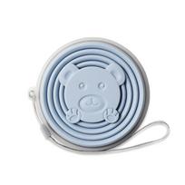 Lauko nešiojami silikoniniai sulankstomi puodeliai daugiafunkciniai teleskopiniai vandens puodeliai saldainių spalvos sulankstomi silikagelio puodeliai 270ml white