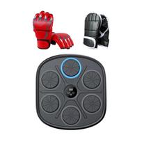 Music Boxing Machine Smart Boxing Trainer for Kickboxing Indoor Exercise raudona
