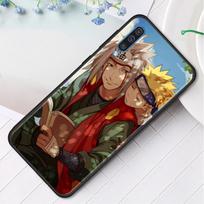 Naruto Itachi ir Sasuke Komiksų telefono dėklas skirtas Samsung A50 A70, Oppo Realme 8 7 6 pro, Motorola G8 G9 plus Power G30 Samsung A40 gray