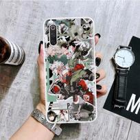 Anime My Hero Academia Telefono dėklas Xiaomi Redmi Note 10 9 8 11 Pro 11T 11S 10S 9S 9A 9C 9T 8T 8A 7 7A 5 Meno rašto dangtelis Redmi Note 10(10S)