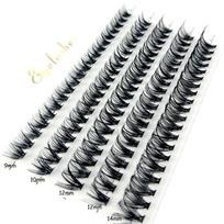 30D/50D/40D/60D/80D Eyelashes Bundles Natural Eyelash Extension 3D Russia Volume Individual Eyelash Cluster Makeup Tools Lashes D&0.07mm&MIX