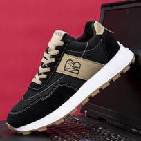 Kvėpuojantys vyriški sportbačiai platforma Vyriški laisvalaikio batai tinkliniai neslystantys vyriški batai lengvi vyriški sportbačiai, nauji Zapatillas Hombre 39 black
