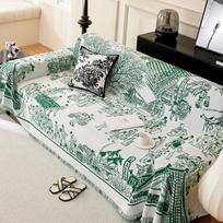 High-Grade Qingming River Map Sofa Towel All-Inclusive Universal Cover Cover Nap Blanket Chenille Cover Cloth Anti-Scratching 180*130cm