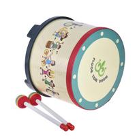 Animacinis medinis grindų tom būgnų lazdelės Mušamasis muzikos instrumentas Vaikų žaislas Vaikų darželis Muzikos mokymosi įrankis beige