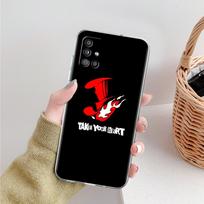 Persona 5 P5 Joker Phone Case For Samsung Galaxy A51 A71 A21S A12 A11 A31 A41 A52 A32 5G A72 A01 A50 A70 Silicone Clear Cover Samsung A01