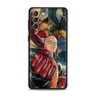 for Samsung s20 fe Case Galaxy s21 ultra s22 s10 s20 s8 plus s22ultra Note 20ultra 10plus Funda One Push Man Saitama And Fubuki Samsung S22 5G black