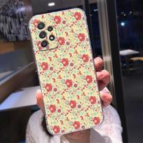 Butterfly Flower skaidrus dėklas, skirtas Samsung Galaxy A52 A51 A53 A72 A71 A73 A32 A31 A33 A41 A22 A11 minkštas dėklo dangtelis Vintage Leaf Rose Samsung A11 gray