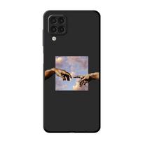 Flowers Heart Case For Samsung Galaxy A52 A12 A32 A51 A21s A71 A13 A53 A22 A31 A72 A03 A02s A41 Black Phone Shell Samsung A40 black