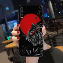 Case For Samsung Galaxy A50 A70 A30 A20s A20e A10 A40 A10s A10e M52 M51 M31 M30s M21 Black Phone Cover Samurai Oni Mask Samsung A90 5G