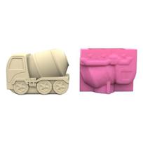 Mud Tanker Pen Holder Silicone Molds Table Ornament Mould Plasters Making Tool Succulent Planter Mold Easy to Clean pink