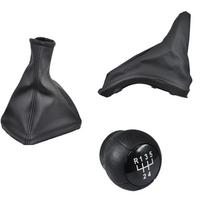 Handbrake-Gear Gaiter and Gear Knob for Opel Astra G- BLACK