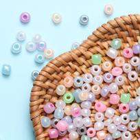 Seed Beads About300Pcs Round Hole Bead Handmade Candy Jewelry Makin DIY Beads Czech Glass Cream Color 300Pcs