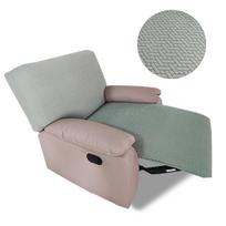 Jacquard Recliner Sofa Cover For Living Room Stretch Armchair Slipcover Cheap Lazy Boy  Protector Armchair Chair Cover 1SEATER(2PCS) gray
