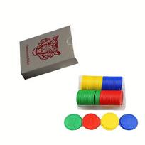 1 Pc Deck of Playing Cards and Box of Chips Set Fluorescent Playing Cards PVC Plastic Waterproof Board Game Cards Box of 80 Chips, Board Game Set Fluorescent gray