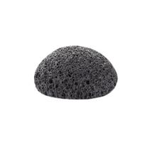Karšti natūralūs Konjac Fiber Face Wash Cleanse Sponge Puff Exfoliator įrankiai juoda