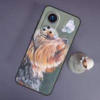 Jorkšyro terjero šuo, skirtas Huawei Honor Magic 5 Lite 70 50 X8 X9 a P20 P30 P40 P50 P60 Pro P Smart Nova 9 5T dėklas P Smart 2021 black
