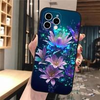 Gėlių meno dėklas telefonui, skirtas iphone 15 14 Pro Max 13 12 11 Pro Max XSMax XR 12 13 mini 14 Plus, korpusas iphone 14 blue