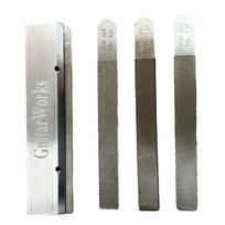 Fret Crowning Fret Crowning Guitar Nut Files Repair Tool Kit gray