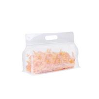 Saran Wrap nepralaidūs daugkartinio naudojimo konteineriai su užtrauktuku Maišeliai švieži maišeliai maisto laikymo maišeliai Frosted-24x17x8cm
