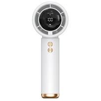 New USB Mini Fan Powerful 100 Speed LED Display Handheld Fan Portable Charging Turbo Small Fan Desktop Small Electric Fan balta