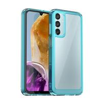Transparent Shockproof TPU Case for Samsung Galaxy M55 M15 M44 M34 M54 M14 Jump3 5G 4G Protective Shockproof Full Protection Cover For Galaxy M15 5G žalia