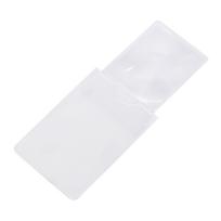 PVC Skaitymo didinamasis stiklas Kortelės dydžio didinamasis stiklas Piniginės Kišeninis lęšis (300% didinamasis stiklas)