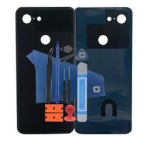 Mobiliojo telefono galinis stiklas, skirtas Pixel 3 5,5 colio galinio skydelio galinių durelių korpusas su remonto įrankiais Mobiliojo telefono keitimo priedu blue