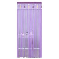 1vnt marlės užuolaidos nuo uodų atsparios durų užuolaidos pakabinamos 100x200 cm poliesterio pertvaros užuolaidos violetinė