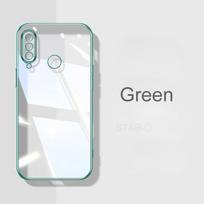 Prabangus dengtas rėmelis Skaidrus dėklas Huawei P30 Lite P20 P40 P50 Pro Mate 20 P 30 Silikoninis Skaidrus Galinis Dangtelis P30lite P30pro P30 žalia