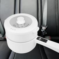Elektrinė viryklė Skillet automobilinis puodas su garintuvu makaronams 230W Digital display