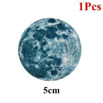 3D didelis mėnulio fluorescencinis sienos lipdukas, nuimamas švytintis tamsoje lipdukas juodojo penktadienio dovanos 1pcs(5cm)