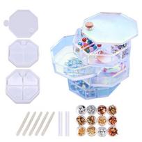 Silicone Resin Mold DIY Storage Box Casting Molds DIY Craft 3D Mold for Art Craft Making Handmade Toys for Children white