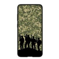 Telefono dėklas, skirtas Samsung Galaxy S24 S23 iPhone 15 14 Xiaomi Redmi Note 13 12 11 8 10 9 Pro Max X XR OPPO Huawei Art Military Army Camouflage Camo Cover for Huawei Mate 10 Pro rausvai ruda