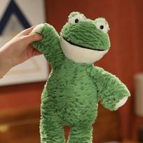 36cm Kawaii Plush Smile Frog Plush Toys Lovely Wears Clothes Frog Plushie Dolls Fluffy Animal Pillow Kids Baby Christmas Gift 36CM